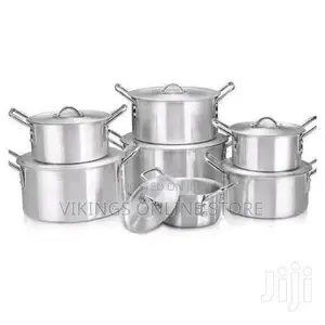 7pcs - Multipurpose Aluminium Cooking Saucepans/ Dishes