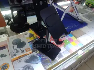 Table Phone Holder With Stand Black