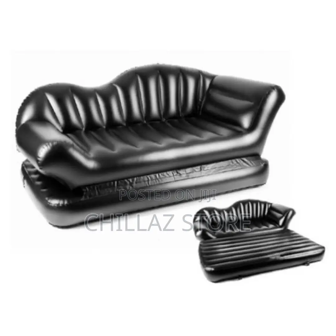 Double Deck Chair Inflatable Air Sofa Bed-
