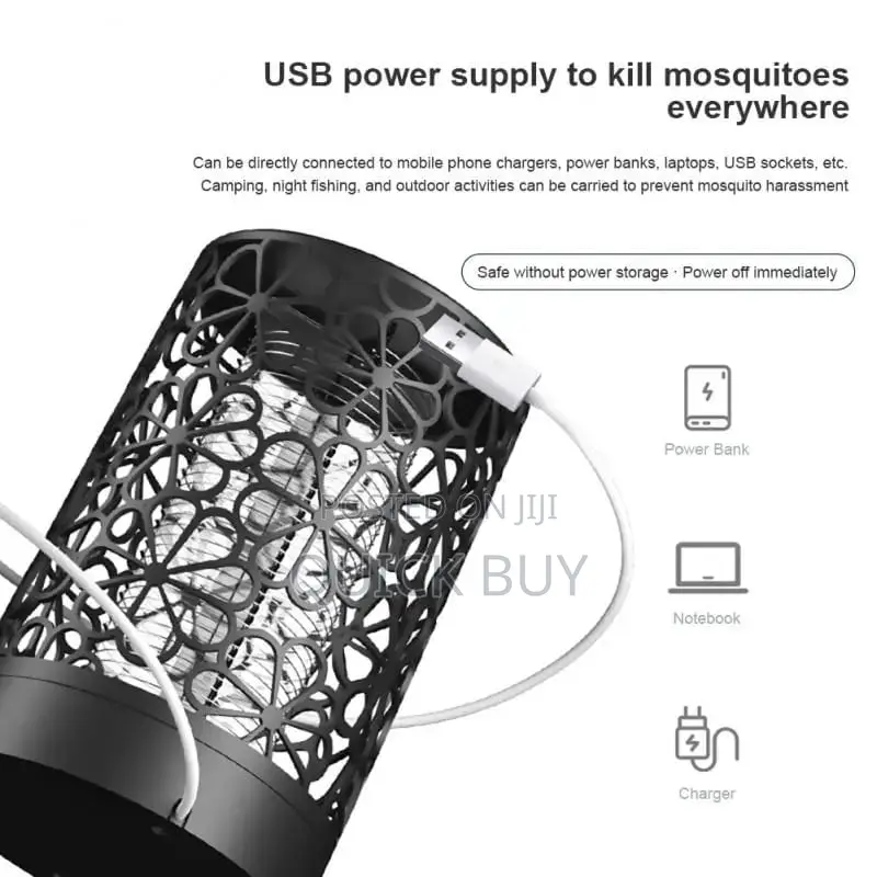 Led Electrical USB Ultraviolet Mosquito Killing Lamp