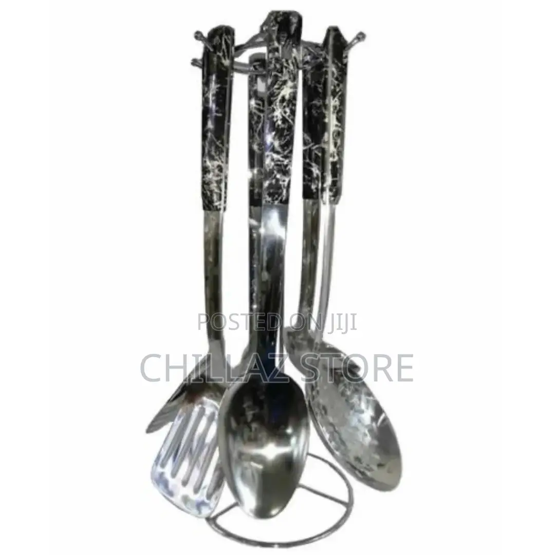 7 Piece Kitchen Tool ,Utensils Serving Spoons Cutlery Set