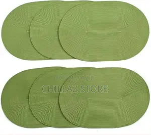 6 PCS of Oval Woven Table Mats