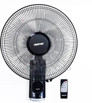 Geepas 16" Wall Fan With Remote and 2 Years Warranty.