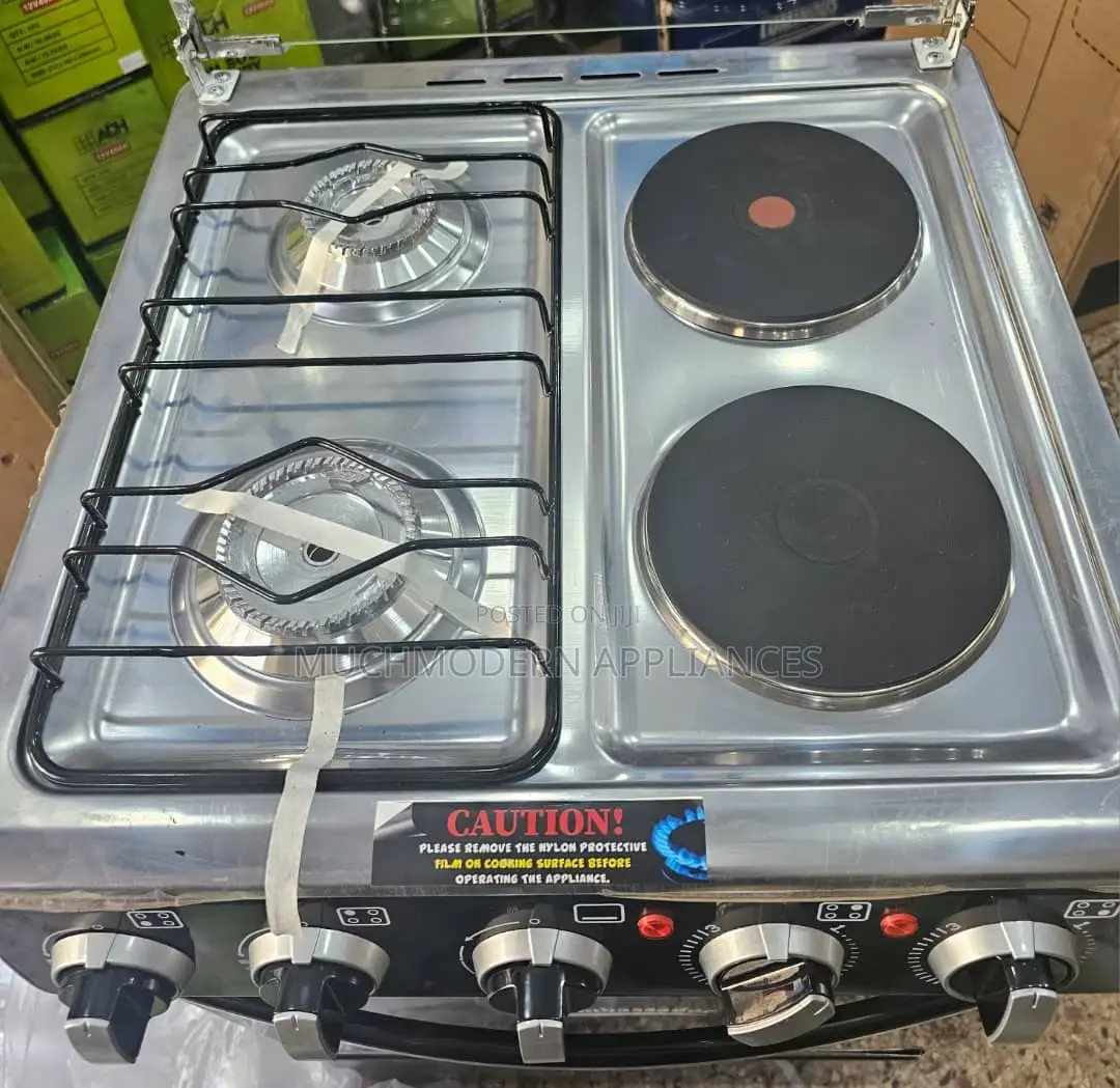 2 Gas, 2 Electric Gas Cooker