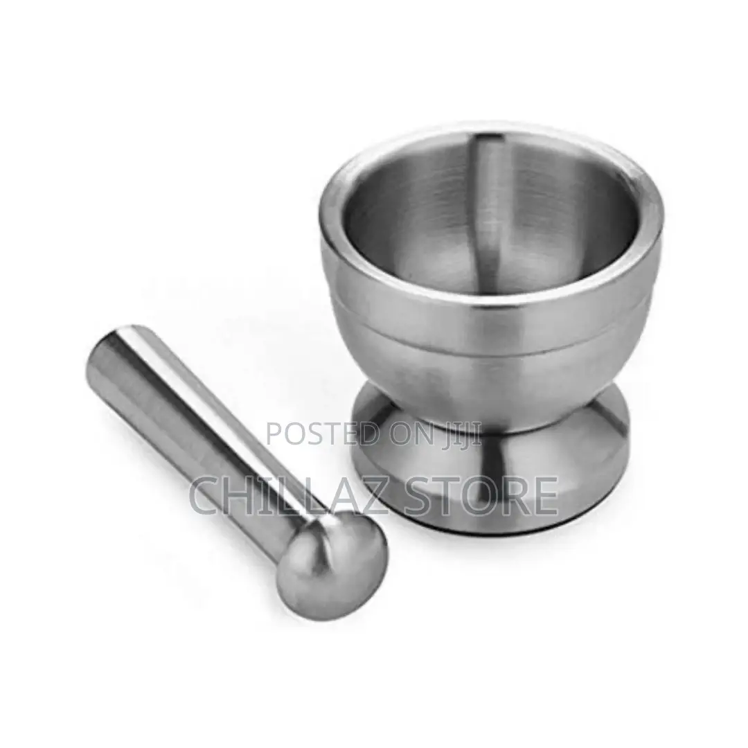 Stainless Steel Mortar and Pestle/Spice Grinder,