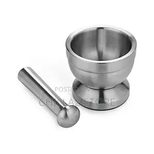 Stainless Steel Mortar and Pestle/Spice Grinder,