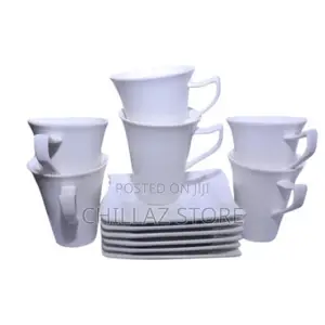 6 Pieces of Cups and 6 Saucers