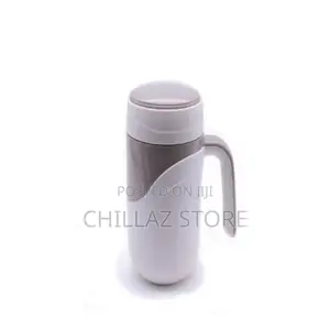 Classic Insulated Travel Mug With Handle, Grey –