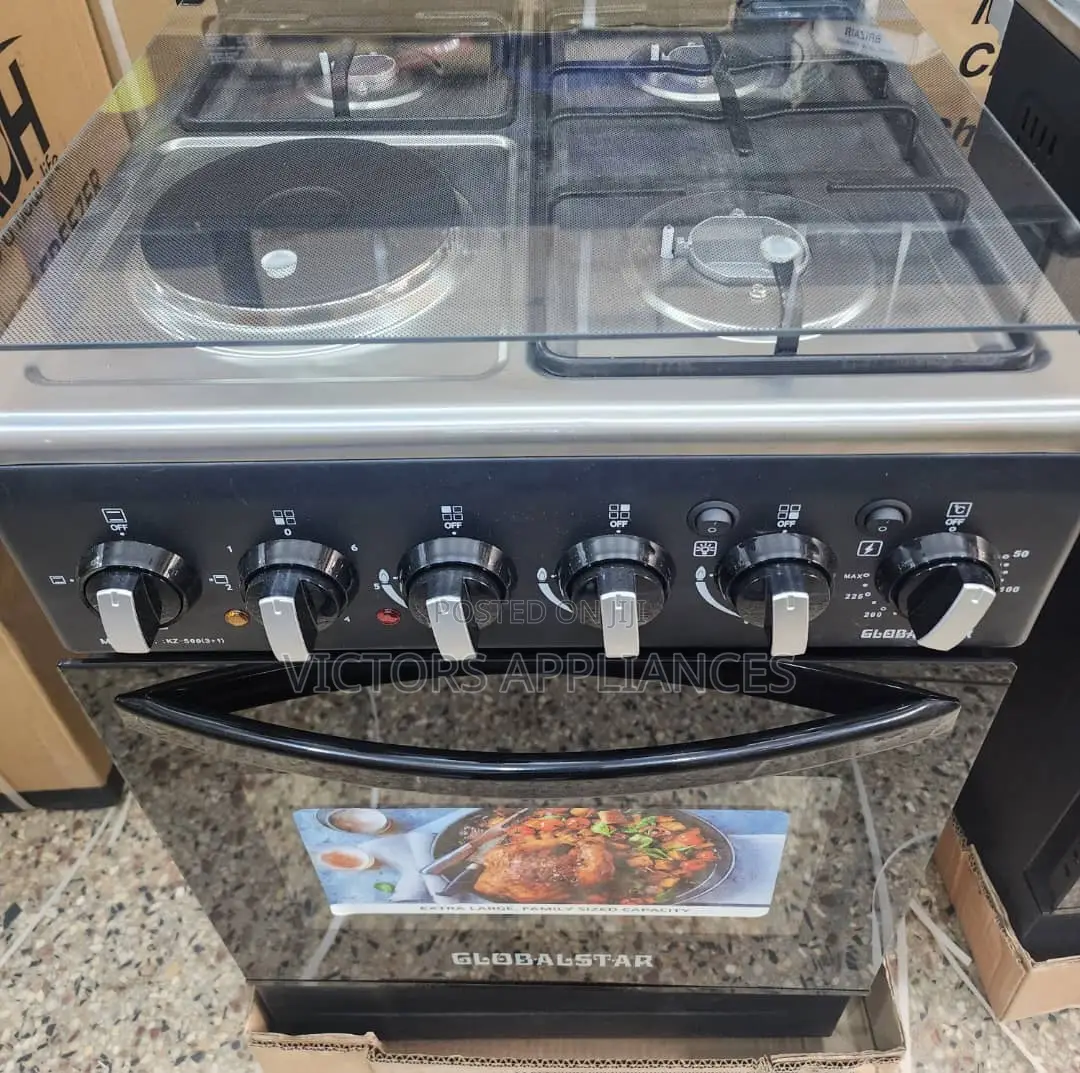 GLOBALSTAR Cooker 3gas 1electric 50x50cm