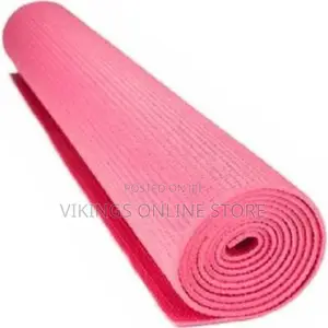 Yoga Mat With Carrier Bag Moisture Resistance - Pink