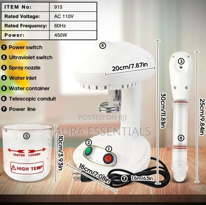 Facial Sauna Vapour Steamer Face Mist Sprayer