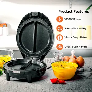 Geepas Power Saving Omelette Maker With 2yrs Warranty.