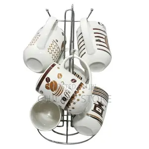 6pieces Set of Multi Design Coffee Tea Cups/Mugs –