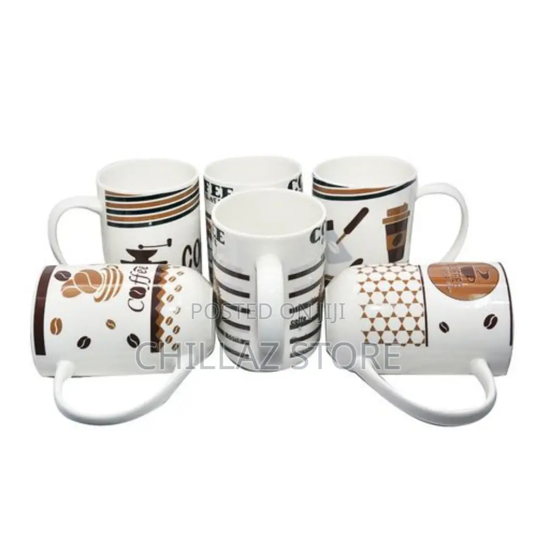 6pieces Set of Multi Design Coffee Tea Cups/Mugs –