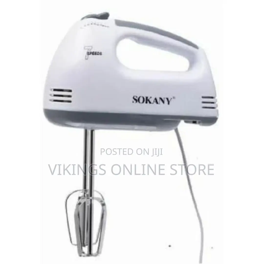Sokany Super Hand Mixer 7 Speed - White,Grey