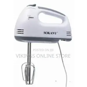 Sokany Super Hand Mixer 7 Speed - White,Grey