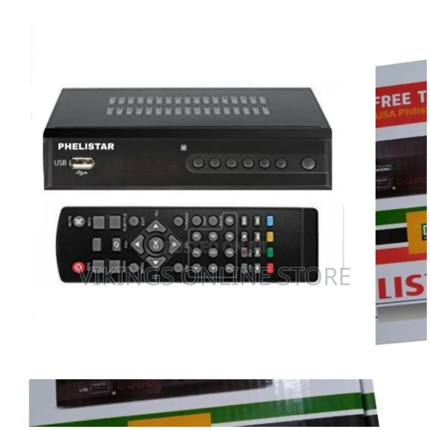 Phelistar Original Free to Air Decoder - Black
