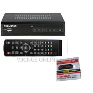 Phelistar Original Free to Air Decoder - Black