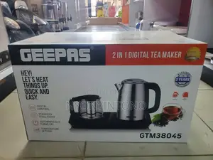Geepas 2 in 1 Digital Tea Maker With 2yrs Warranty.