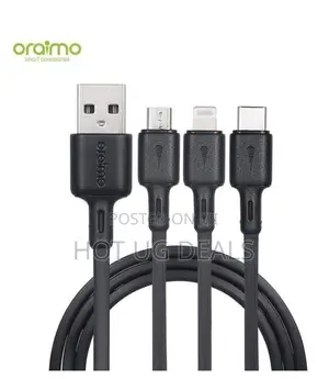 Oraimo 3in1 USB Type C,Lighting Micro Fast USB Charging