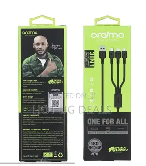 Oraimo 3in1 USB Type C,Lighting Micro Fast USB Charging
