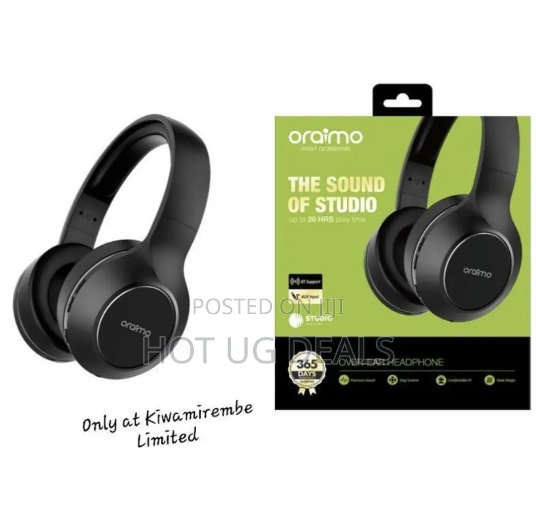 Oraimo Bluetooth Wireless Headphones With Strong Battery