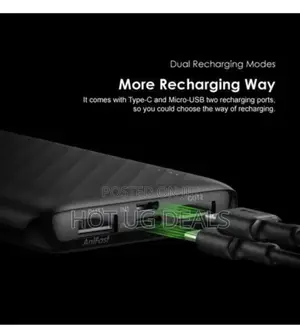 Oraimo 1000mah Slim Fast Charging Power Bank - Black