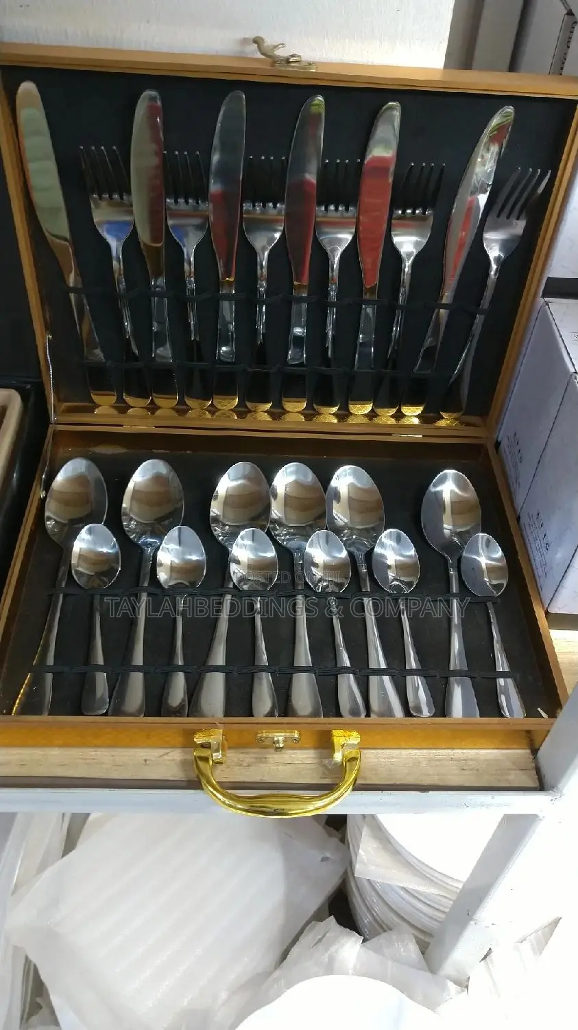 Silver Cutlery Set 24pcs