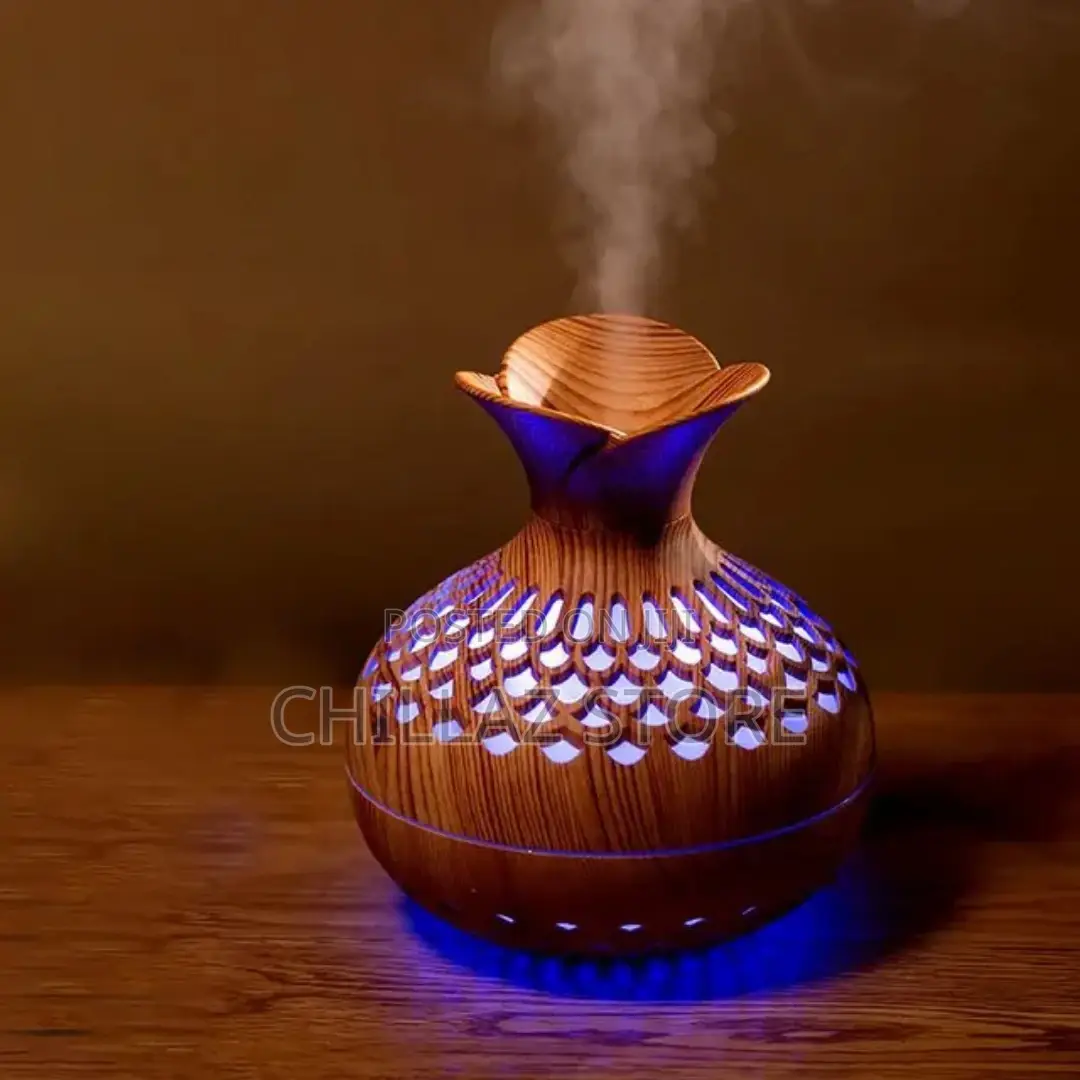 Lightbox
Portable Humidifier, 7 Colour LED Light, USB Wood