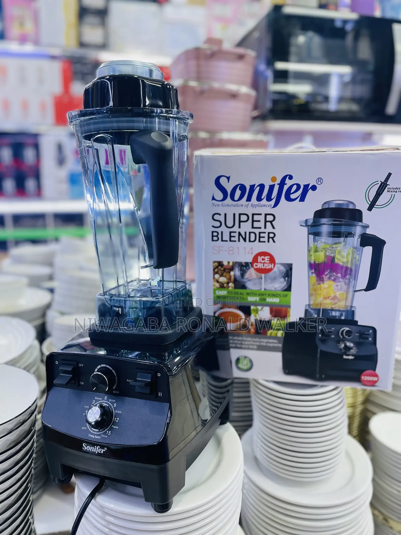 Classic Sonifer 2L Ice Crusher Commercial Blender