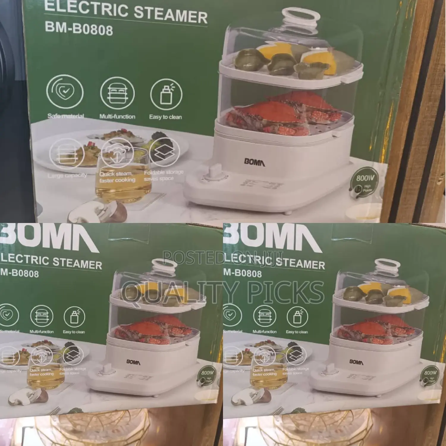 Electric BOMA Steamer