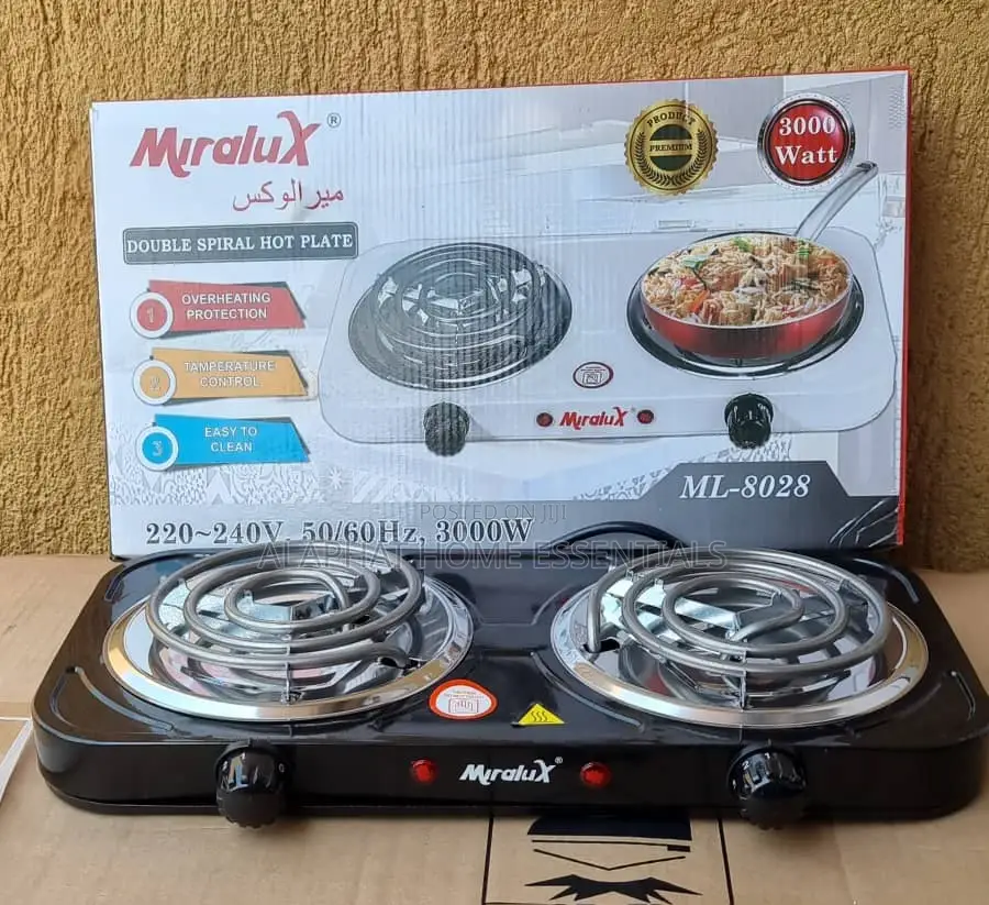 Mirakux Double Coil Hotplate