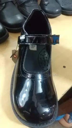 Fit Kids Black Shoes Non-Shoe Polish