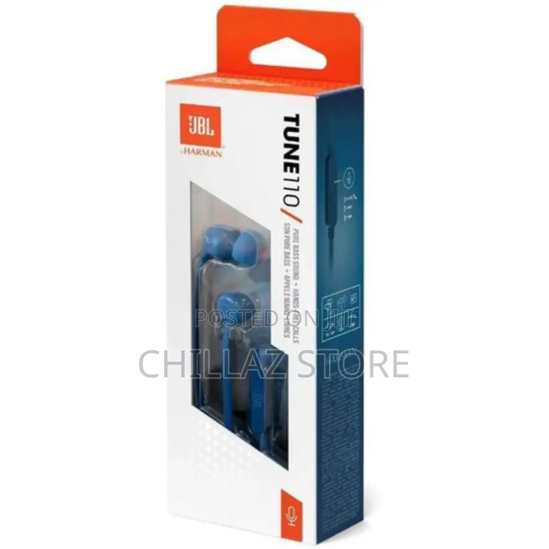 JBLT110 Headsets,In-ear Headphone With Remote And Microphone