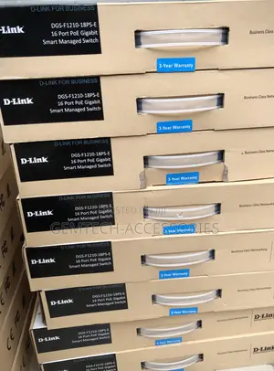 Dlink DGS-F1210 18ps-E 16port Poe Gigabit Switchsmart Manage