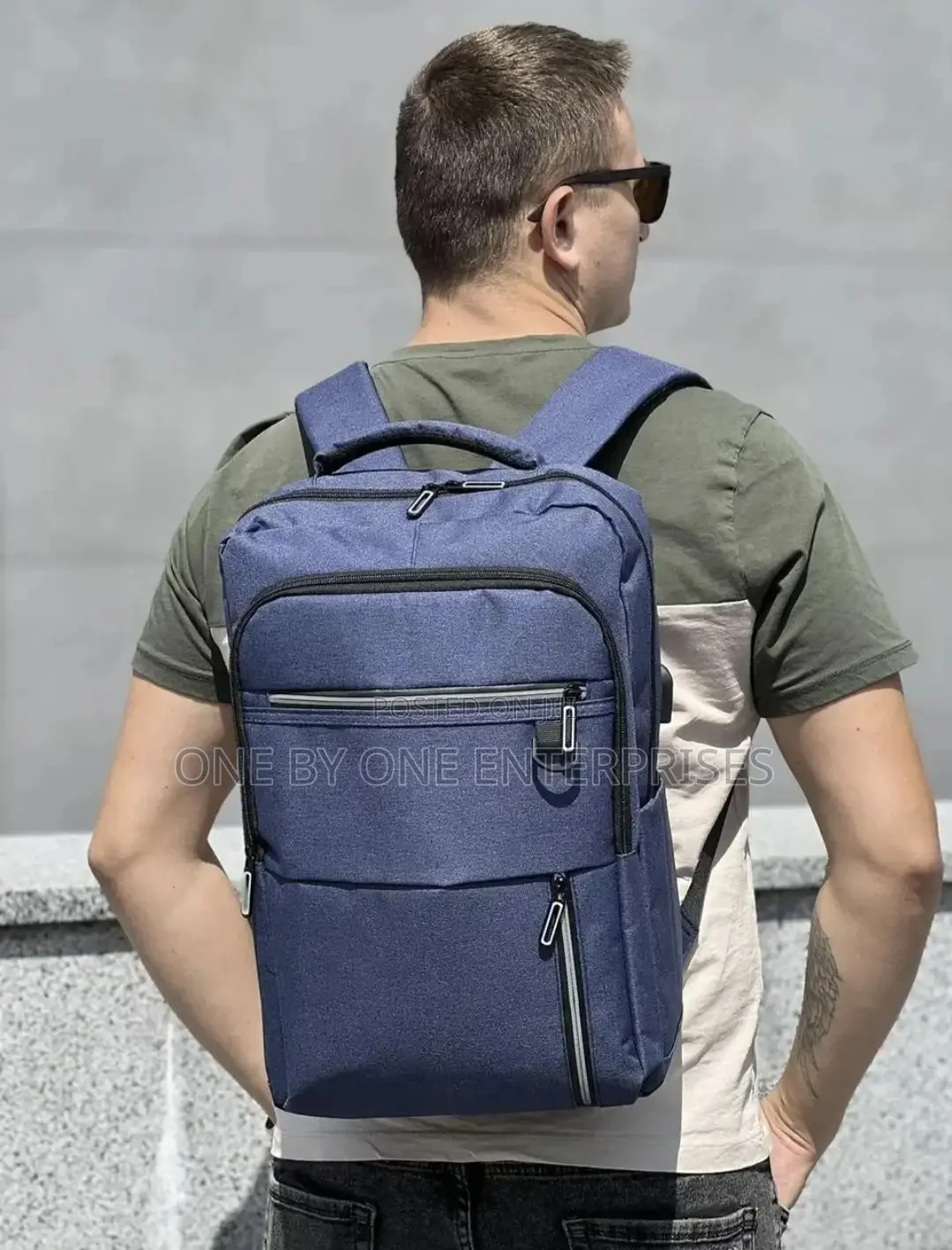 City Laptop Backpack Blue 20L