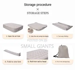 Inflatable Mattress Bed With Built-in Air Pump