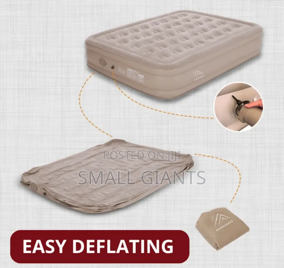 Inflatable Mattress Bed With Built-in Air Pump