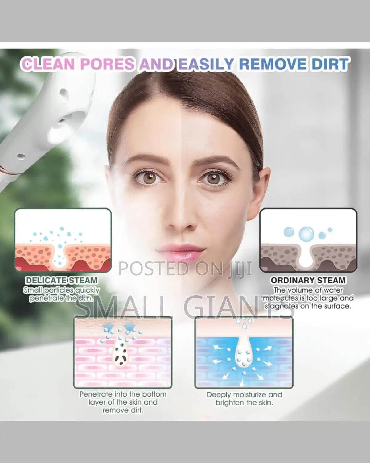 Nano Ionic Facial Steamer With Extendable 360° Rotatable Arm