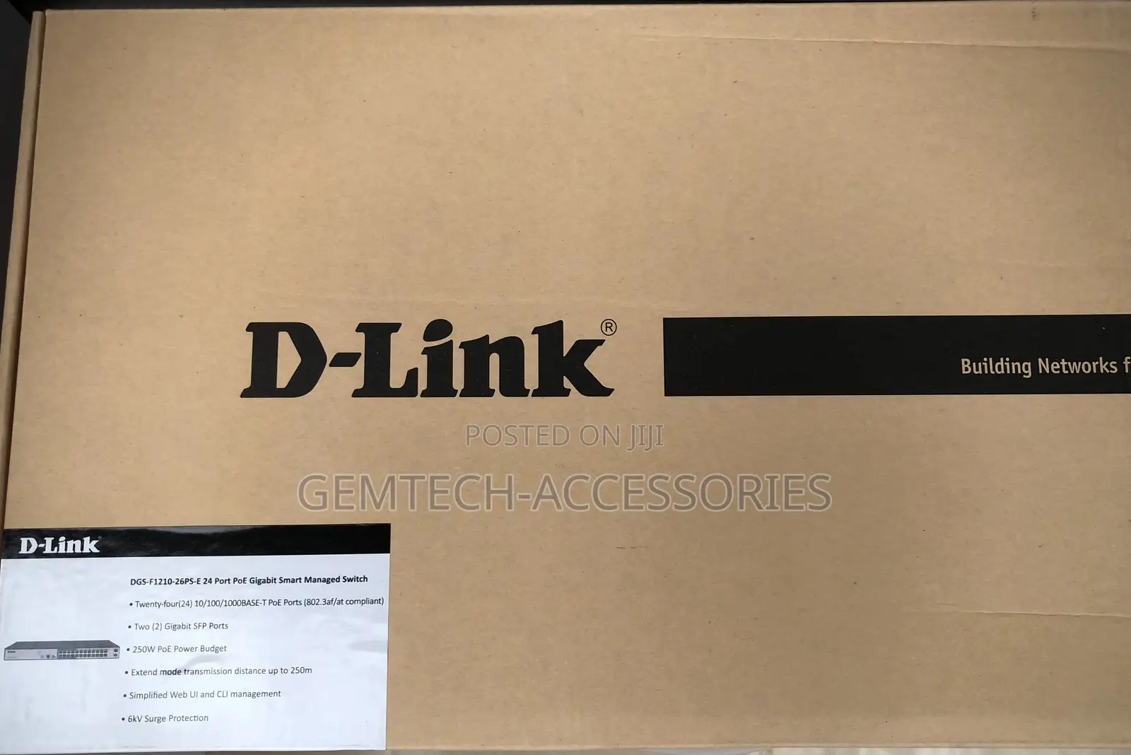 Dlink DGS - F1210 28ps-E 24port Poe Gigabit Smart Switch