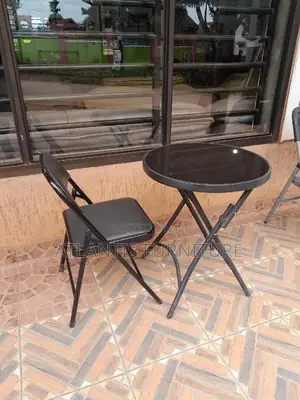 Chair With Glass Table