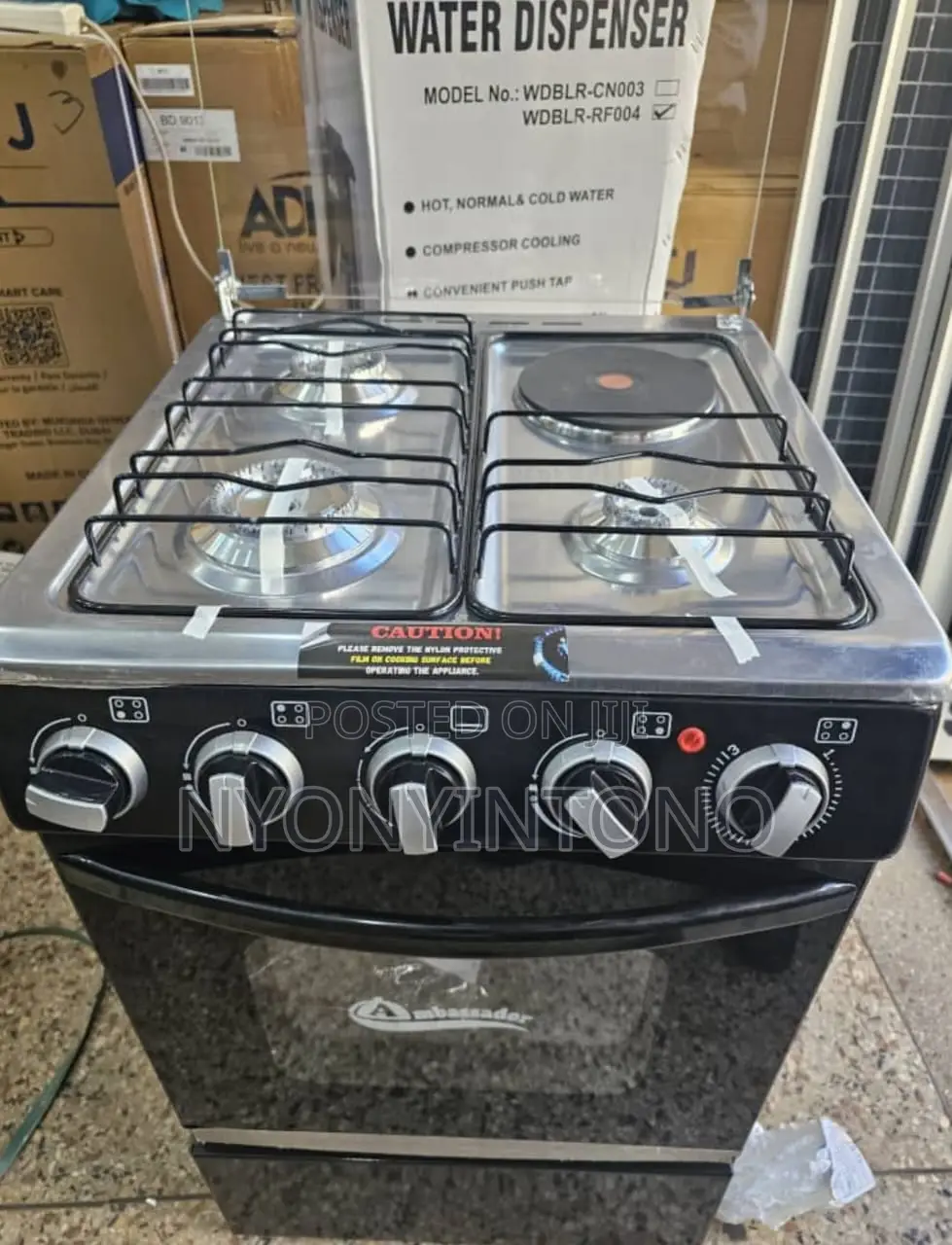 Ambassador Free Standing 3+1 Cooker Oven