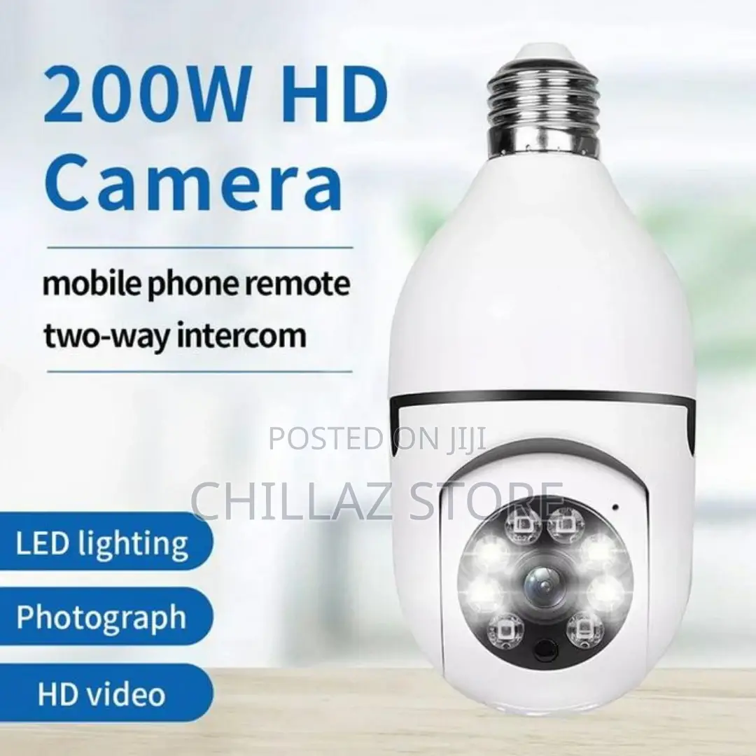 Wireless Wifi Light Bulb Camera Security Camera