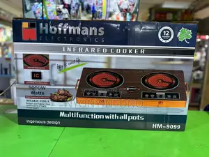Hoffman Double Infrared Ceramic Cooker With Touch Function.