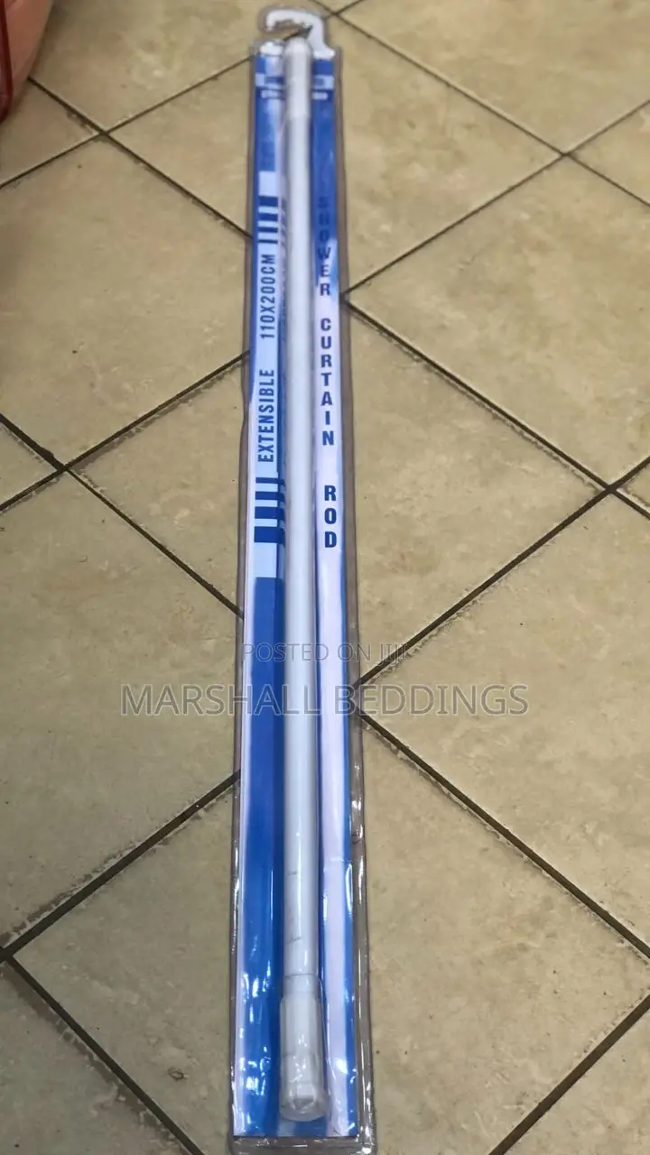 Shower Extendable Curtain Rod Available