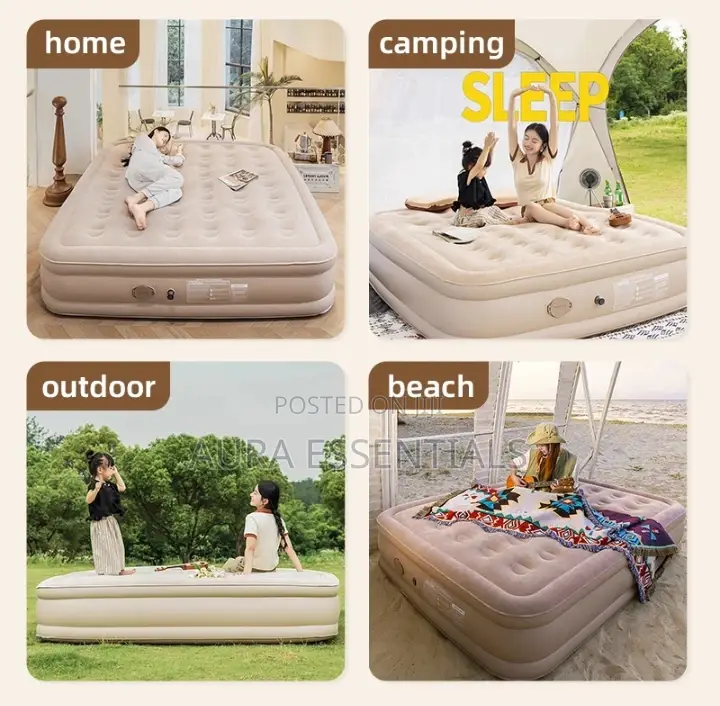Built-in-Air Pump Automatic Inflatable Air Cushion Bed