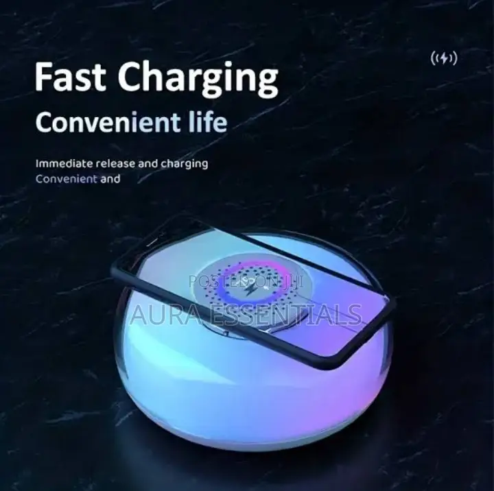 LED Colorful Light and Wireless Charger