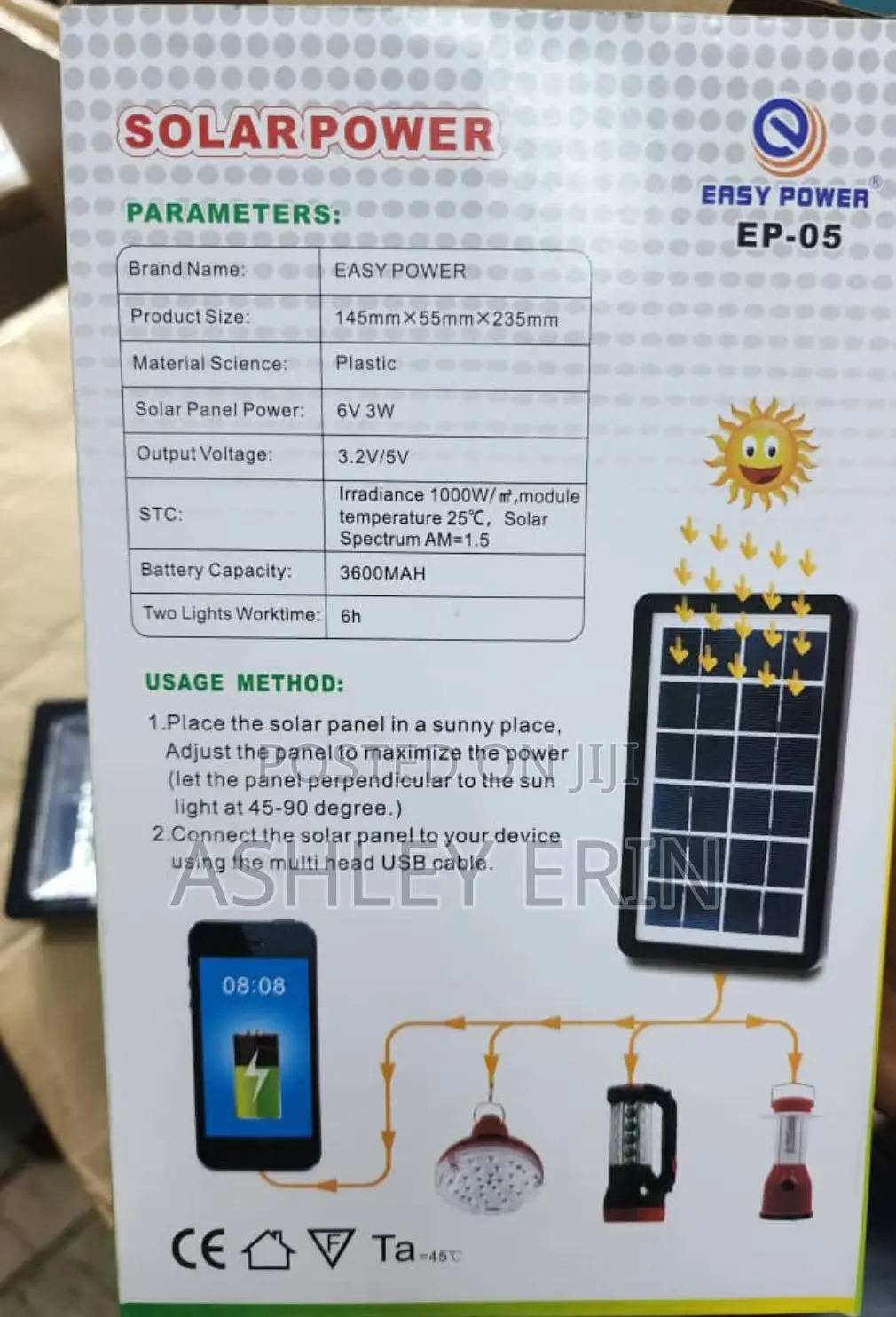 Mini Solar Lighting System With 2 Lights