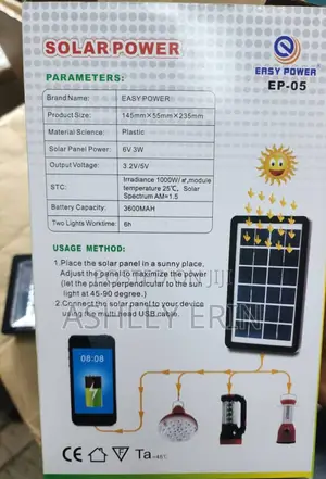 Mini Solar Lighting System With 2 Lights