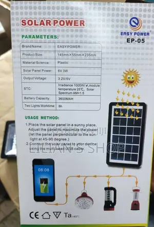 Mini Solar Lighting System With 2 Lights